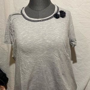 Merona tee with embellishment